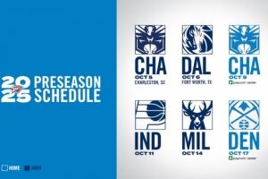 雷霆公布季前赛赛程：2主4客 对阵黄蜂/独行侠/步行者/雄鹿/掘金