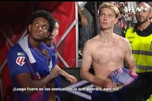 巴萨球员遭巴列卡诺球迷臭骂：狗东西偷都偷不赢！想送球衣滚出去